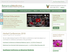 Tablet Screenshot of botanicalmedicine.org